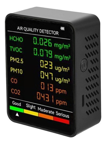 Detector De Calidad Del Aire Pm2.5 Aire 6 1 Monitor Probado