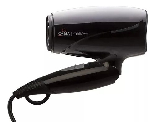 Secador De Pelo Ga.ma Italy Eolic Mini Negro 1600w