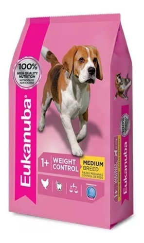 Eukanuba Dog W. Control Medium 15 Kg Mascota Food