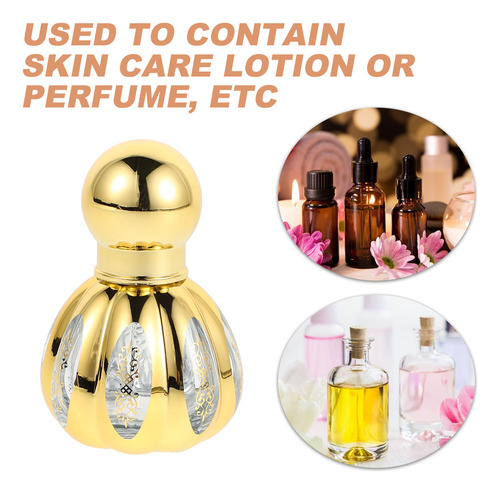 2 Unidades De Frascos De Perfume De Vidro Retrô Chiques, Rec