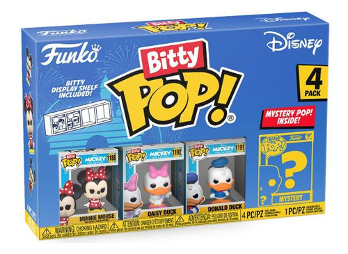 Funko Bitty Pop Minnie, Daisy Duck, Donald Duck, Surpresa