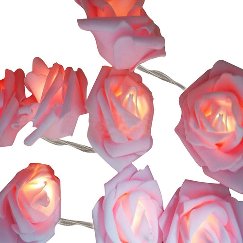 Un Hermoso Ramo De Rosas Con Luces Led Para Árboles, Fiestas