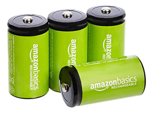 Pilas Recargables Amazon Basics Paquete De 4 Baterías Recarg