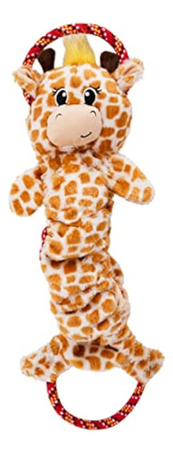 Charming Pet Crunch N Scrunch Giraffe Dog Toy - Embalado Con
