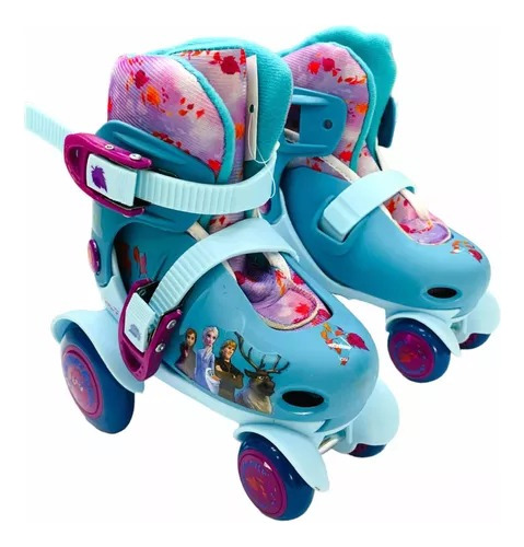 Patines Infantiles Ajustables & Equipo De Protección Frozen