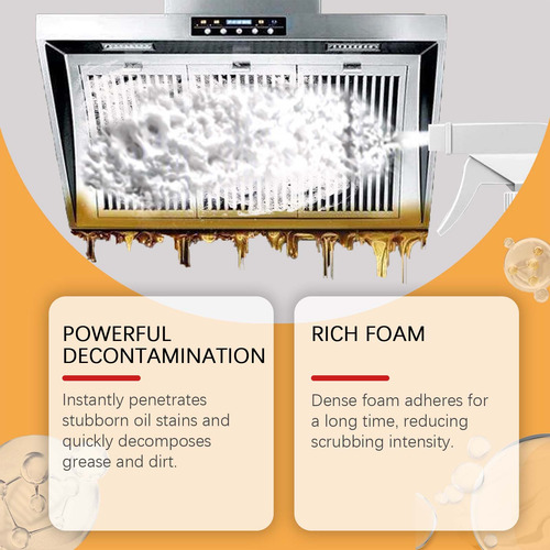 Limpiador De Espuma N Kitchen Para Estufa Doméstica Stubborn
