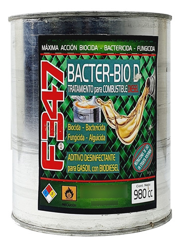 Aditivo Bactericida Biodiesel F347 -  Maquinaria Agrícolas 