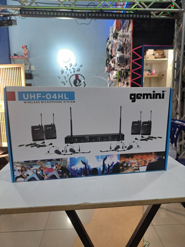 Micrófono De Cintillo  Pack De 4  Gemini  Uhf-04hl Somos Tie