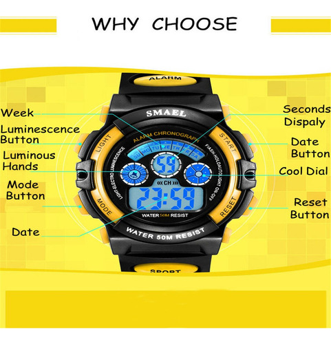 Reloj Inteligente Para Niños Reloj Electrónico Ip67