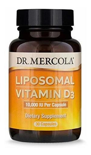 El Dr. Mercola Liposomal Vitamina D3 10000 Iu Día Suplement