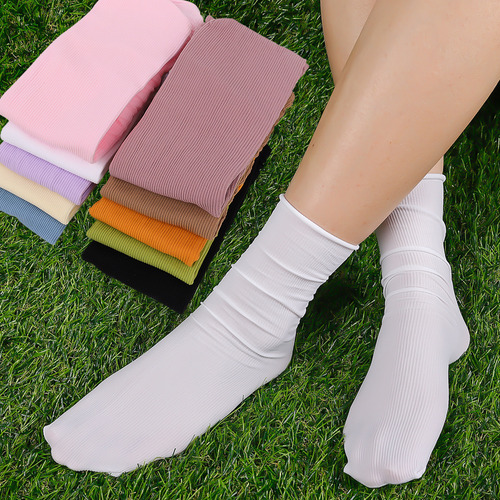10 Pares De Calcetines Holgados De Algodón Para Mujer, De Pu