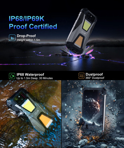 Smartphone 8849 Tank 3s 6.79 Pulgadas, 5 G, 32 Gb+512 Gb/1 Tb, Android 14