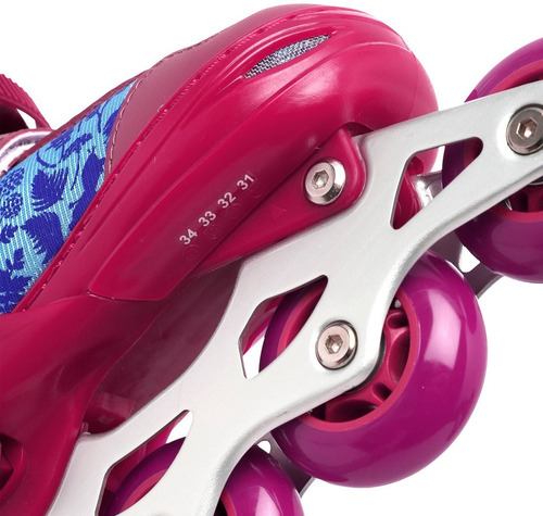 Imagen 8 de 8 de Patines Aluminio Frozen 2 Talla Ss Y S