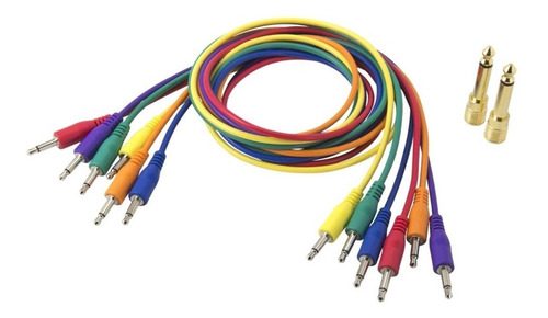Imagen 2 de 7 de Korg Sq-cable-6 Cables Mini Jack P/ Sinte Modular Sq1 Volca
