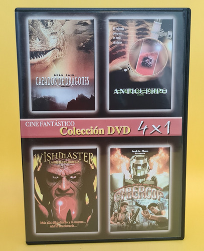 Dvd / Cine Fantástico 4x1 / Cibercop + Wishmaster + Anticuer