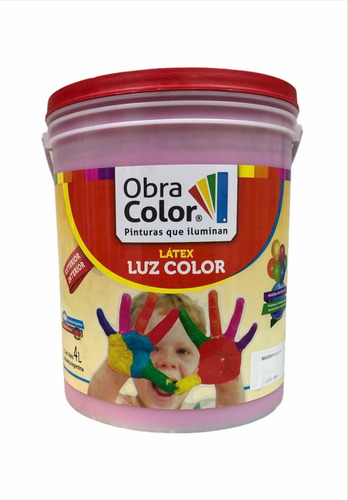 Latex Colores Vibrantes Int Ext X 10 Litros Antibacterial Color Magenta