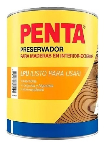 Preservador Insecticida Lpu Penta Madera X 4 Lts