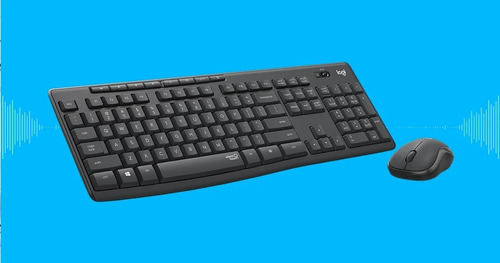 Imagen 3 de 3 de Combo Teclado Mouse Inalámbricos Silenciosos Logitech Mk295
