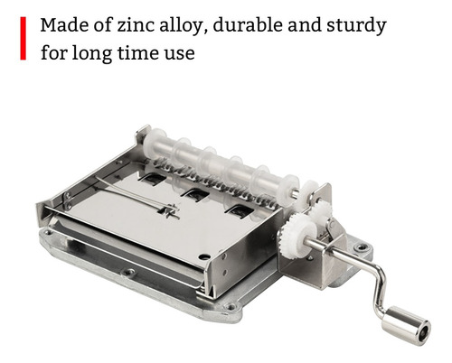 Diy 30-note Music Box Set Hand-cranked Programmable