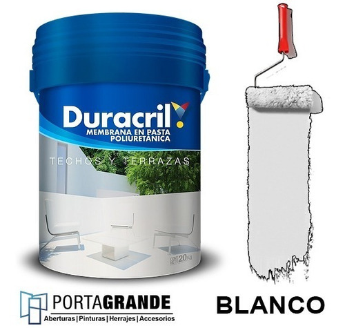 Imagen 1 de 9 de Membrana En Pasta Duracril Poliuretanica X 10 Kg