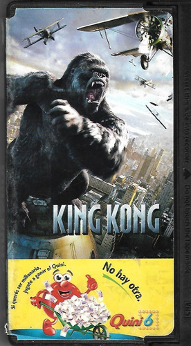 King Kong Vhs Peter Jackson Naomi Watts Vhs Sin Caja