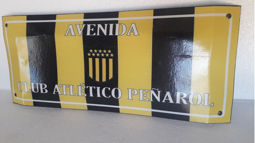 Chapa C. A. Peñarol Galvanizada Litografiada 43x18 Nueva 