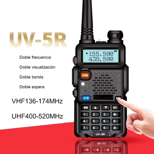 8w Radios De Comunicacion Walkie Talkie Uv5r 128 Canale 10km