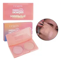 Comprar Iluminador Duo Fenzza Brilho Intenso Paleta Parque Encantado Tom Da Maquiagem Duo De Iluminadores Fenzza