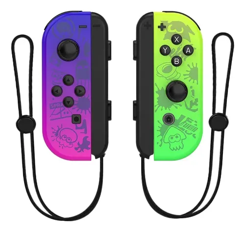Par Controles Sem Fio Para Nintendo Switch Joy Con Preto