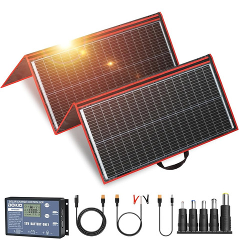 Kit De Panel Solar Portatil De 300 W 18 V Cargador Solar Ple
