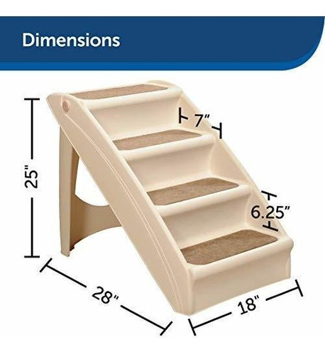 Imagen 2 de 6 de Petsafe Solvit Pupstep Plus Escaleras De Mascotas, X-grande,