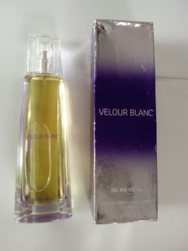 Perfume/colonia Velour Blanc 50ml Ebel Femenino. Original