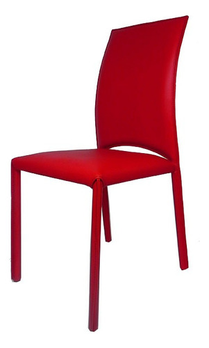 Silla Tapizada Modelo Turmalina - Desillas  Estructura De La Silla Tapizado Rojo