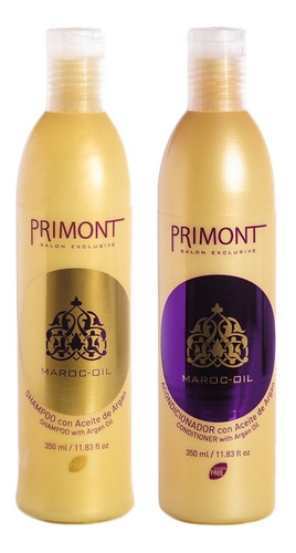 Primont Maroc Oil Shampoo Acondicionador Argán Chico 6c