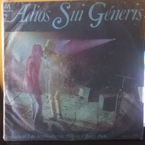 Sui Generis - Adios Sui Generis ( 2ª Parte ) / Lp Vinilo