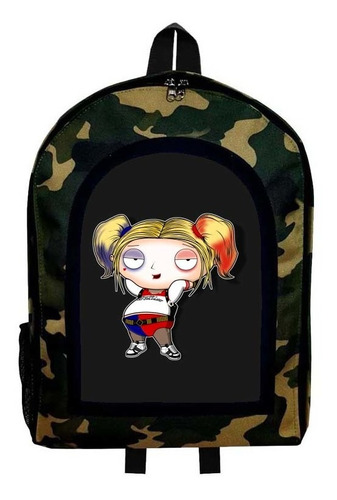 Mochila Camuflada Harley Queen Nueva Colección Modelo 78