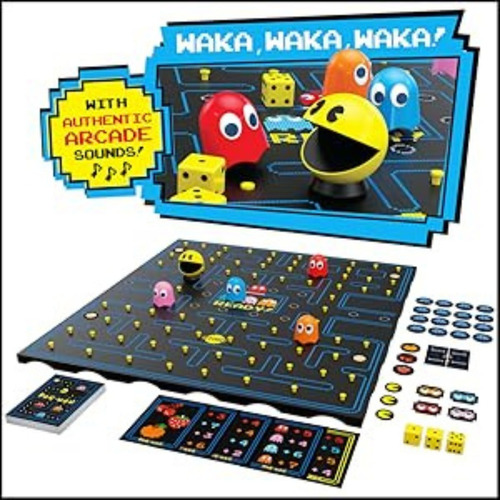 Pac-man Juego De Mesa Con Laberinto Y Dados Juego Familiar
