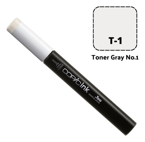 Refil Copic Ink Para Sketch Ciao Classic Cor Toner Gray 1 Cor T1 TONER GRAY 1