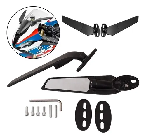 Espejos Alerón Móviles Moto Carenada, Max Protaper.