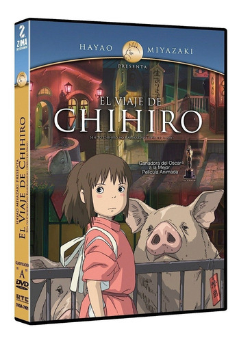 El Viaje De Chihiro. Hayao Miyazaki. Dvd