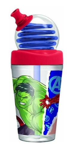 Vaso Infantil Looping Avengers Vengadores 420ml Marvel