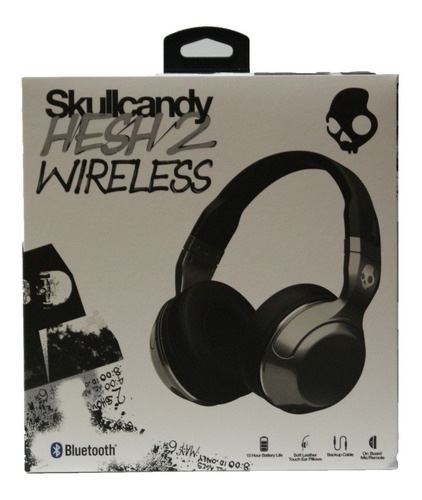 Audifonos Skullcandy Hesh 2 Wireless, Bluetooth Color Silver