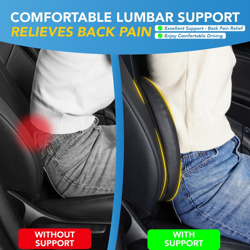 Almohada Lumbar De Espuma Viscoelástica Para Aliviar Dolor D