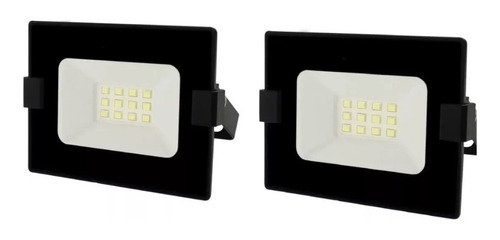  Reflector Led  Bellalux 10w Luz Fría Exterior Pack X 2