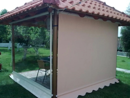 Toldo Retrátil Cortina 4,40 Largura Por 3,m Altura