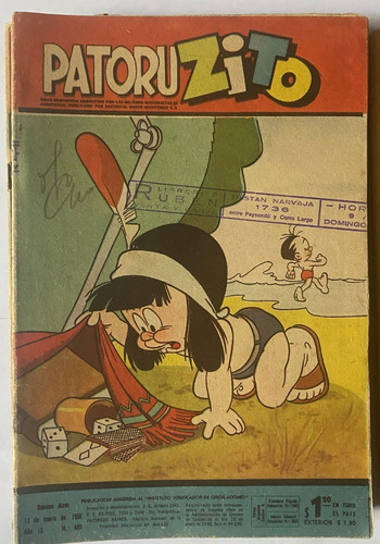 Patoruzito, Nº 480 Semanario De Historietas 1955 Cr02