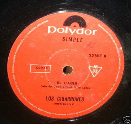 Los Cigarrones Algo Tonto / El Cable Vinilo Simple Argentino