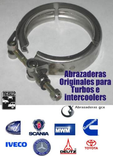 Abrazadera A2306 Para Escape Turbo Motor Cummins 5.9 Litros