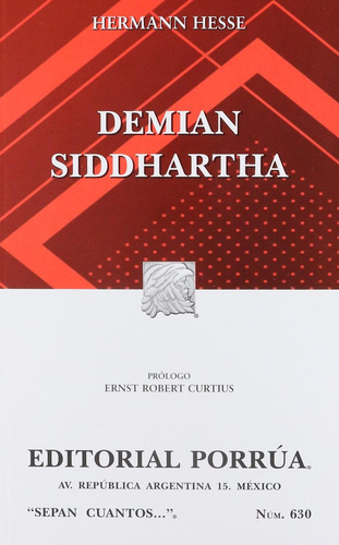 Libro Demian · Siddhartha