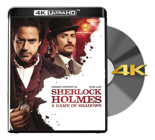 Blu Ray 4k Sherlock Holmes Juego De Sombra